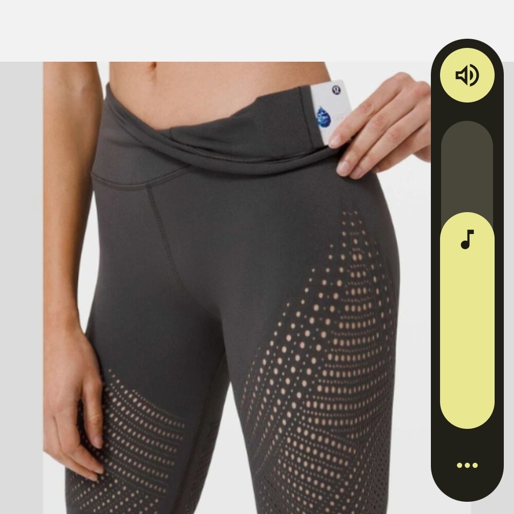 Lululemon Gray Wearable Fitness Tracker Shorts
